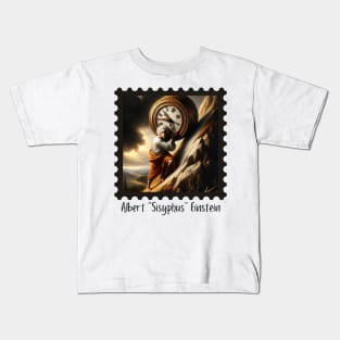 Albert Sisyphus Einstein Kids T-Shirt